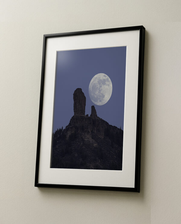 Luna llena del Ciervo sobre el Roque Nublo - Imagen 2